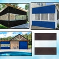 thumbnail image 6 of Covers & All Outdoor Clear Panel Curtain, 12 oz Vinyl Outdor Curtains for Patio, Waterproof & Weather Resistant Tarp with Brass Grommets for Pergola, Porch, Gazebos, Balcony (7'H x 12'W feet, Coffee), 6 of 6