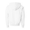 thumbnail image 3 of Gildan - Heavy Blend Youth Full-Zip Hooded Sweatshirt - 18600B - White - Size: XL, 3 of 3