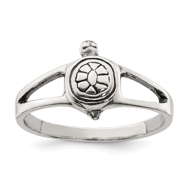 925 Sterling Silver Sea Turtle Ring Animal