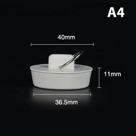 

Rubber Leakage-Proof Washroom Kitchen Bathtub Stopper Round Floor Sewer Drain Plug Sink Bathtub Drainage Cover Bathroom Supplies