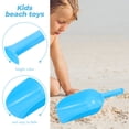 thumbnail image 3 of GETAJGHSD 3Pcs Lightweight Snow Shovel Plastic Material Assorted Colors Perfect for Outdoor Fun, 3 of 7