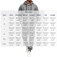 thumbnail image 4 of Men’s 2 Piece Tracksuit Outfit Set, Button Placket Pullover Hoodie with Kangaroo Pocket, Drawstring Cargo Jogger Pants with Multi‑Side Pockets, Daily Walking Outdoor Wear XXL, 4 of 4