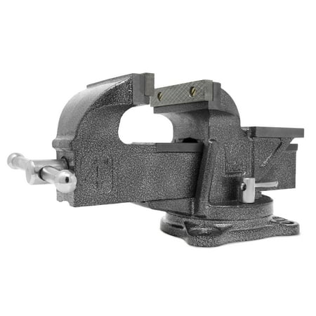 UPC: 0044459904540 | WEN 4-Inch Heavy Duty Cast Iron Bench Vise with Swivel Base