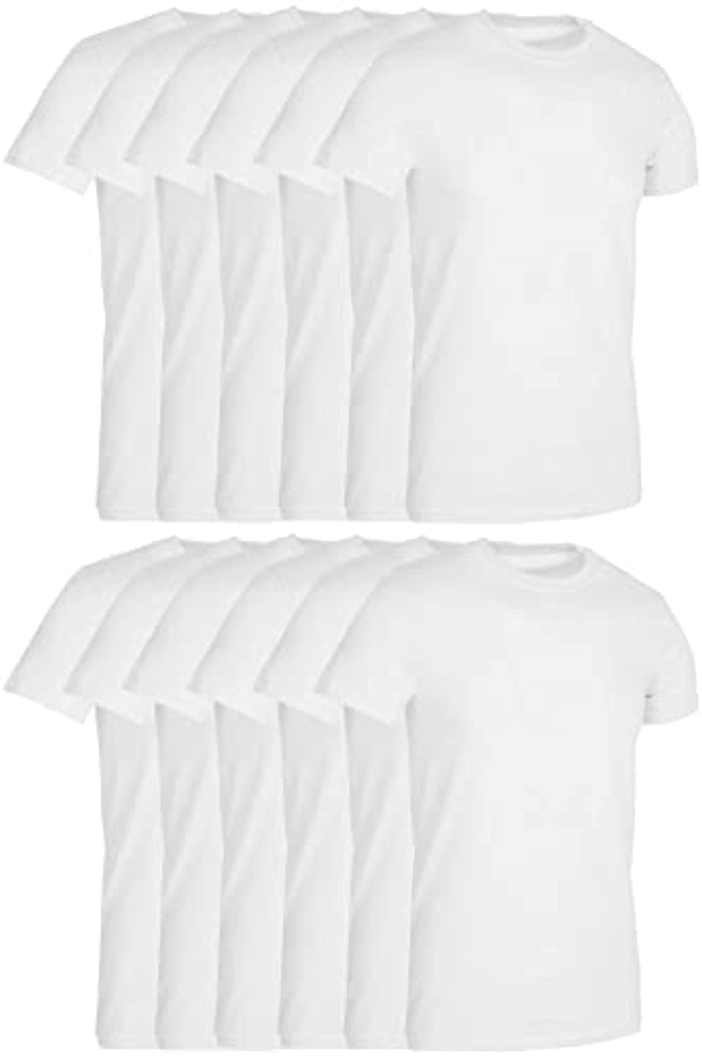 BILLIONHATS Mens Cotton Short Sleeve Lightweight Bulk Crew Tees for Guys, Solid Bright Colors T-Shirt 3X-Large, 3X_l) - Walmart.com