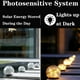 thumbnail image 3 of Luces solares para jardín, bola de cristal agrietada, impermeable, LED blanco cálido para decoración de exteriores, camino, patio, césped, 1 globo Xemadio WMZL-911-3, 3 of 7