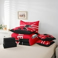 thumbnail image 5 of YST 7 Piece Bed in a Bag Full Size Comforter Set Ice Hockey Bedding Set,Hockey Reversible Design Bed Set,Winter Sports Soft Microfiber Comforter with Sheet Set,All Season,Carolina, 5 of 5