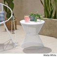 thumbnail image 3 of Noble House Nevada Outdoor Iron Side Table in Matte White, 3 of 9