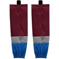 thumbnail image 1 of Red Series Ice Hockey Socks For Men and Youth Color block Hockey Trainning Socks, 1 of 2