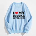 thumbnail image 2 of Wyzesi Sweat à Capuche pour Femmes Imprimé Sans Capuche Col Rond Manches Longues Pull Chandail en Molleton Blanc Chandails en Molleton en Coton pour Femmes, 2 of 3