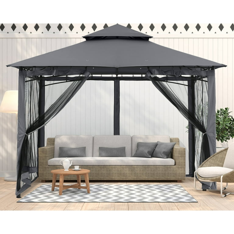ABCCANOPY 11'x11' Outdoor Gazebo, Waterproof, Mosquito ABCCANOPY 11'x11' Outdoor Gazebo, Waterproof, Mosquito