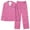 Hot Pink4, variant on Lmnyox Women's Pajamas 2 Piece Sleepwear Set Print Long Sleeve Button Down Shirt and Pajama Pants Soft Lounge Set