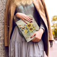 thumbnail image 5 of HELLHERO Butterfly and Sunflower Pattern Bible Cover for Men, Protective Church Bible Bag with Top Handle for Outdoor Study Christian Prayer Bible Study, 5 of 12