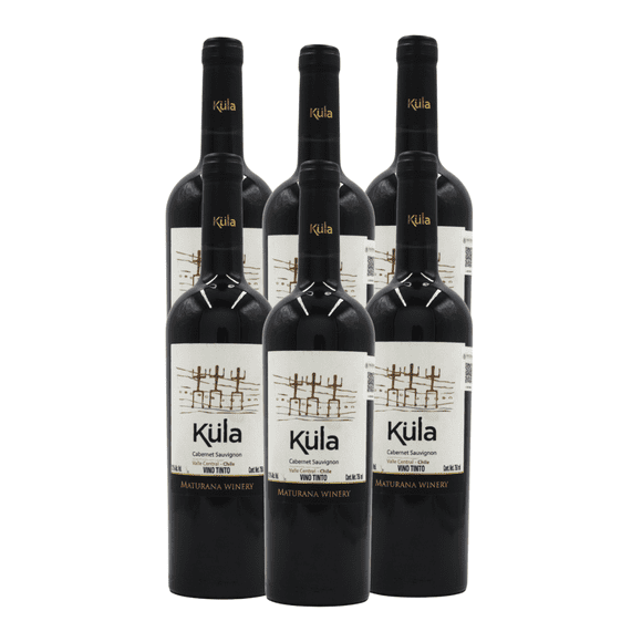 Pack de 6 Vino Tinto Küla Cabernet Sauvignon 750 Ml Kula! Vino Tinto