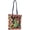 Blue, variant on Traditional Red Floral Royal Looking Cotton Handbag for Women's Ethnic Rajasthani Jaipuri Embroidered Handbag Shopping, Office & Travel