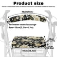 thumbnail image 6 of HELLHERO Rose Daisy Rollator Seat Back Cover Rollator Walker Seat Covers and Gift Option Anti-Slip Cover for The Elderly, 6 of 7