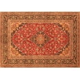 thumbnail image 1 of Ahgly Company Indoor Rectangle Persian Orange Traditional Area Rugs, 8' x 12', 1 of 1