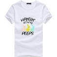 thumbnail image 2 of Njagoc3 Women’s Easter Bunny Print Crewneck Short Sleeve Graphic Casual T-Shirt – Spring Essential, 2 of 6