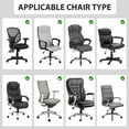 thumbnail image 6 of Office Chair Cover with Durable Universal Washable Chair Slipcovers Anti-dust Soft Desk Chair Seat Protector, 6 of 6