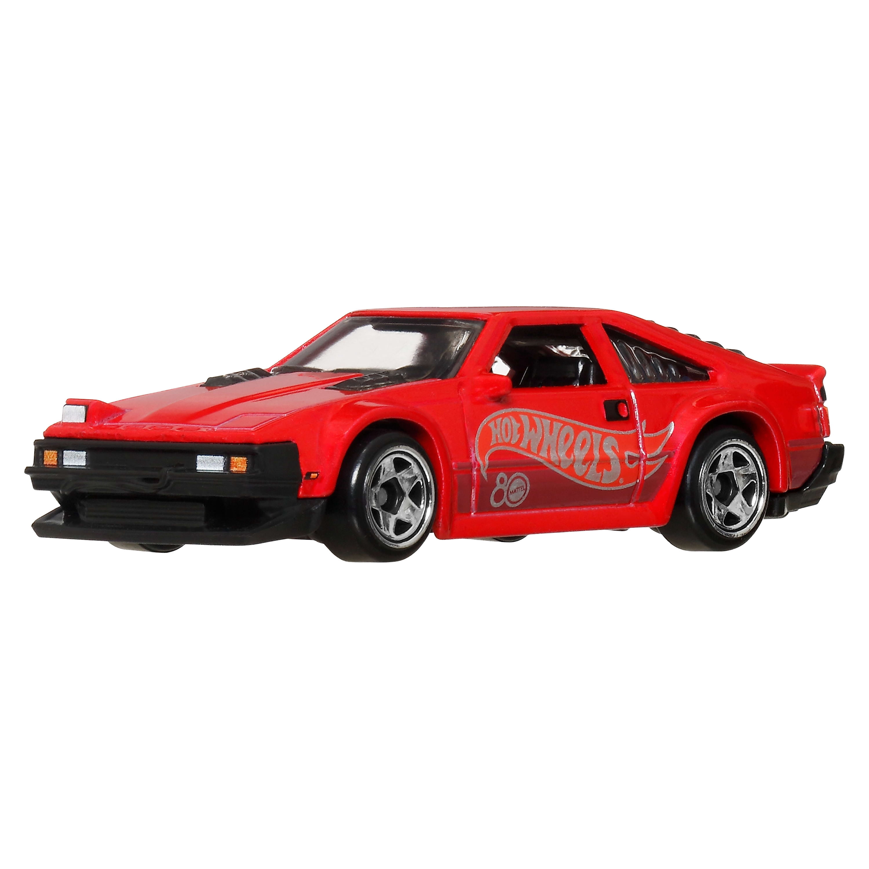 Hot Wheels Silver Series Mattel 80th Anniversary 8-Pack, Set of 8 1:64 Scale Toy Cars & Trucks