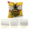 thumbnail image 4 of RUIYC Spring Summer Cottagecore Throw Pillow Cover Farmhouse Gift, Outdoor Throw Pillow Case for Couch Bed Sofa White, 4 of 5
