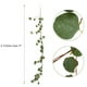 1-4PCS 67'' Artificiel Eucalyptus Lierre Laisser Guirlande Vigne Mariage Verdure – image 4 sur 8