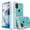 Teal, variant on Circlemalls Case For Motorola Moto G Stylus 5G, + Protector Phone Cover W/ Glitter Diamond -Teal