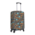 thumbnail image 3 of Balery Luggage Cover Industrial Transportation Print Suitcase Covers for Luggage Elastic Washable Suitcase Protector Fits 18-32 Inch Luggage-Medium, 3 of 9