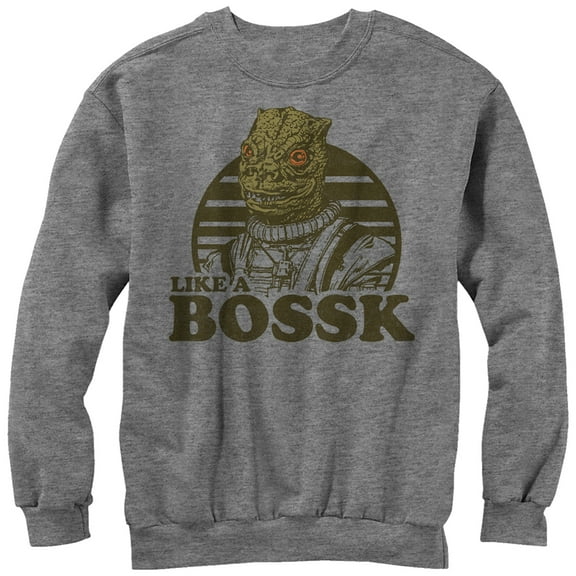 Men's Star Wars Like a Bossk Sweatshirt Athletic Heather X Large
