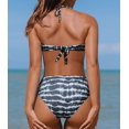 thumbnail image 2 of Roaso Women's Sexy Cutout One Piece Swimsuit Spandex Halter Swimwear, 2 of 7