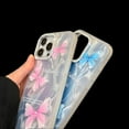 thumbnail image 3 of for iPhone Case,Luxury Glitter Sparkle Sparkly Bling Butterfly Pattern with Rhinostone Camera Frame Soft Shockproof Phone Case (Pink,iPhone 13), 3 of 6