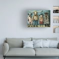 thumbnail image 2 of Trademark Fine Art 'Cattle Line Up' Canvas Art by Leah Saulnier, 2 of 4