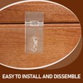 thumbnail image 3 of Raindrops Clear Acrylic Hasp Latch Buckle for Jewelry Boxes Small Size Transparent Lock 10 Pieces, 3 of 8