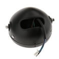 thumbnail image 4 of Accesorio de motocicleta Cubre Cubierta Soportes Funda de Faro de 6,5 de Aluminio de Luz negro Baoblaze, 4 of 6