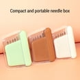 thumbnail image 4 of Sewing Needle Case, Portable Needle Storage Box with 10 Needles for Quilting, Embroidery, Hand Sewing, ABS Material, 4 of 7