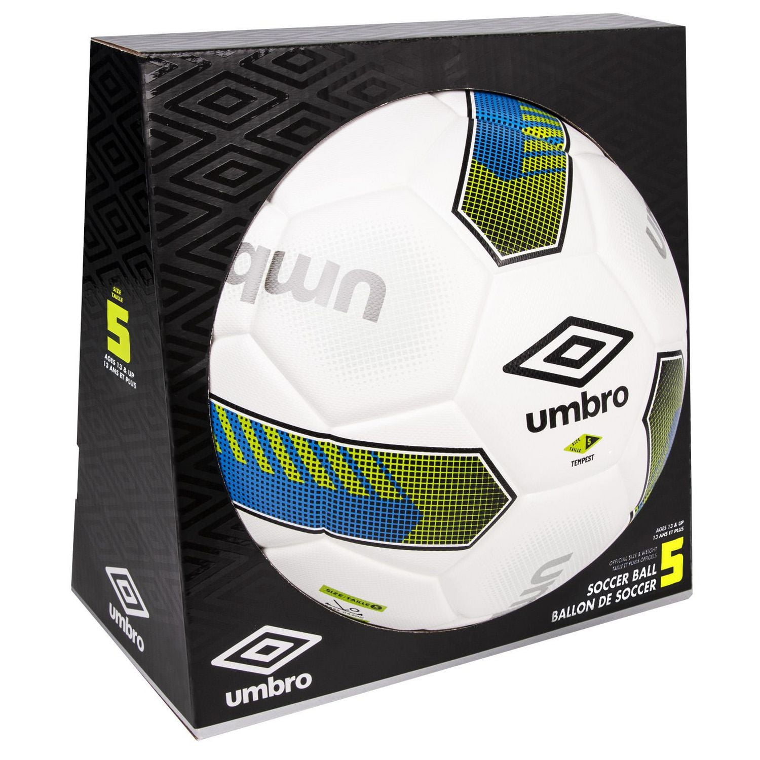 Ballon de Soccer Umbro Tempest - Taille 5 Taille 5