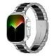thumbnail image 1 of Correa Para Apple Watch, Eslabones de Acero Inoxidable con Case de Vidrio, Compatible con Todas las Series, 1 of 5