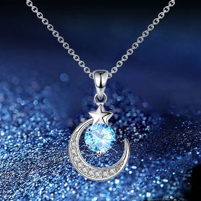 Collier Pendentif Lune Céleste Élégant pour Femmes Bijou de Mode Pièce Déclaration