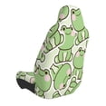 thumbnail image 2 of Balery Cute Frog Funda de Asiento para Auto con Diseño - Cubierta Frontal Suave y Transpirable con Protector Antideslizante- 1 Unidad, 2 of 5