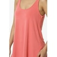 thumbnail image 5 of Women's Tank Tops Scoop Neck Loose Fit Summer Casual Round Hem Sleeveless Tee, 5 of 7