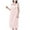 Pink, variant on Women's Bath Towel Long Nightgowns Soft Shower Wrap Absorbent Spa Bathrobe Cute Patchwork Robe One Size