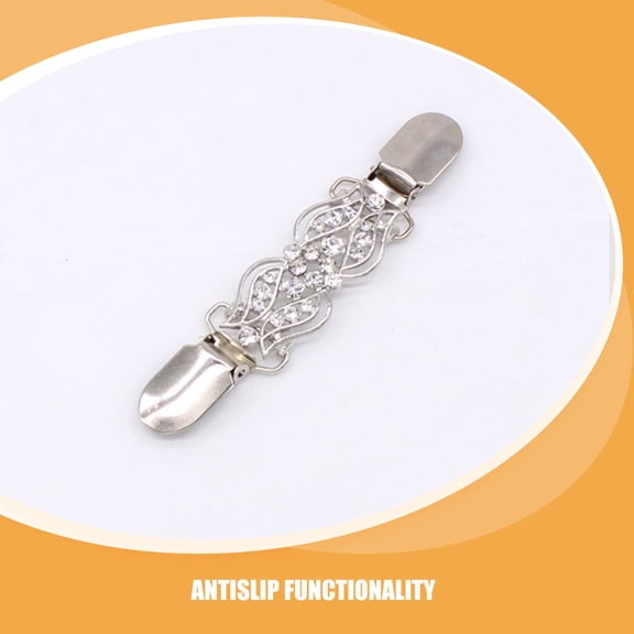 WRITWAA Vintage Sweater Pins Set of 3 Zinc Alloy Shawl Clips, Assorted Colors for Cardigan, Scarf, and Clothing Decoration