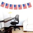 thumbnail image 2 of NUOLUX 8M Patriotic American Flag Banner Printed Stars and Stripes 30 USA Flag Banner for, 2 of 6