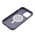 thumbnail image 7 of Magnetic PU Leather Case Compatible with Apple iPhone 15 Pro Max 6.7 inch, Compatible with All MagSafe Accessories, TPU Bumper Hard Cover Shockproof Protective for iPhone 15 Pro Max, Darkpurple, 7 of 7