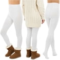 thumbnail image 2 of ToBeInStyle Girls Pack of 6 Classic Pull-On Assorted Warm Winter Tights, 2 of 7