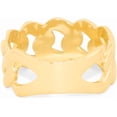 thumbnail image 4 of Floreo 10k Yellow Gold 10mm Cuban Link Ring, Sizes 4 - 13, 4 of 5