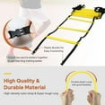 thumbnail image 3 of 20ft Adjustable Agility Ladder, Football Training Equipment with Carry Bag, Agility Training Equipment for Footwork Drills, 3 of 8