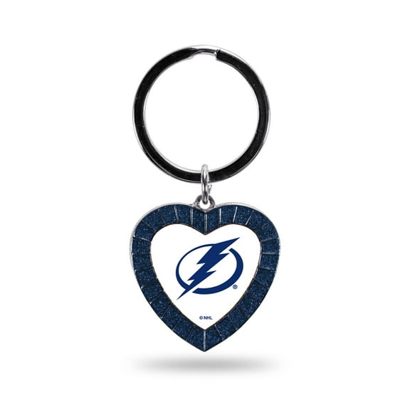 LIGHTNING NMKH RHINESTONE HEART COLORED KEYCHAIN