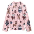 thumbnail image 6 of Gubotare Christmas Pajamas Little Girls 2-Piece Cozy Pajamas For Little/Big Boys Long Sleeves Soft Pjs Set Kid 5T 6T (Pink,5-6 Years), 6 of 9