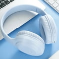 thumbnail image 4 of CXALSSY X3 Active Noise Cancelling Headphones, Over-Ear Headphones with Mic for Kids/Adults/Teen/School/TV, Blue, 4 of 6