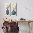 thumbnail image 2 of Ikebana Flower Vases Arrangement Botanical & Floral Graphic Art Gallery Wrapped Canvas Print Wall Art, Set of 2, 2 of 7